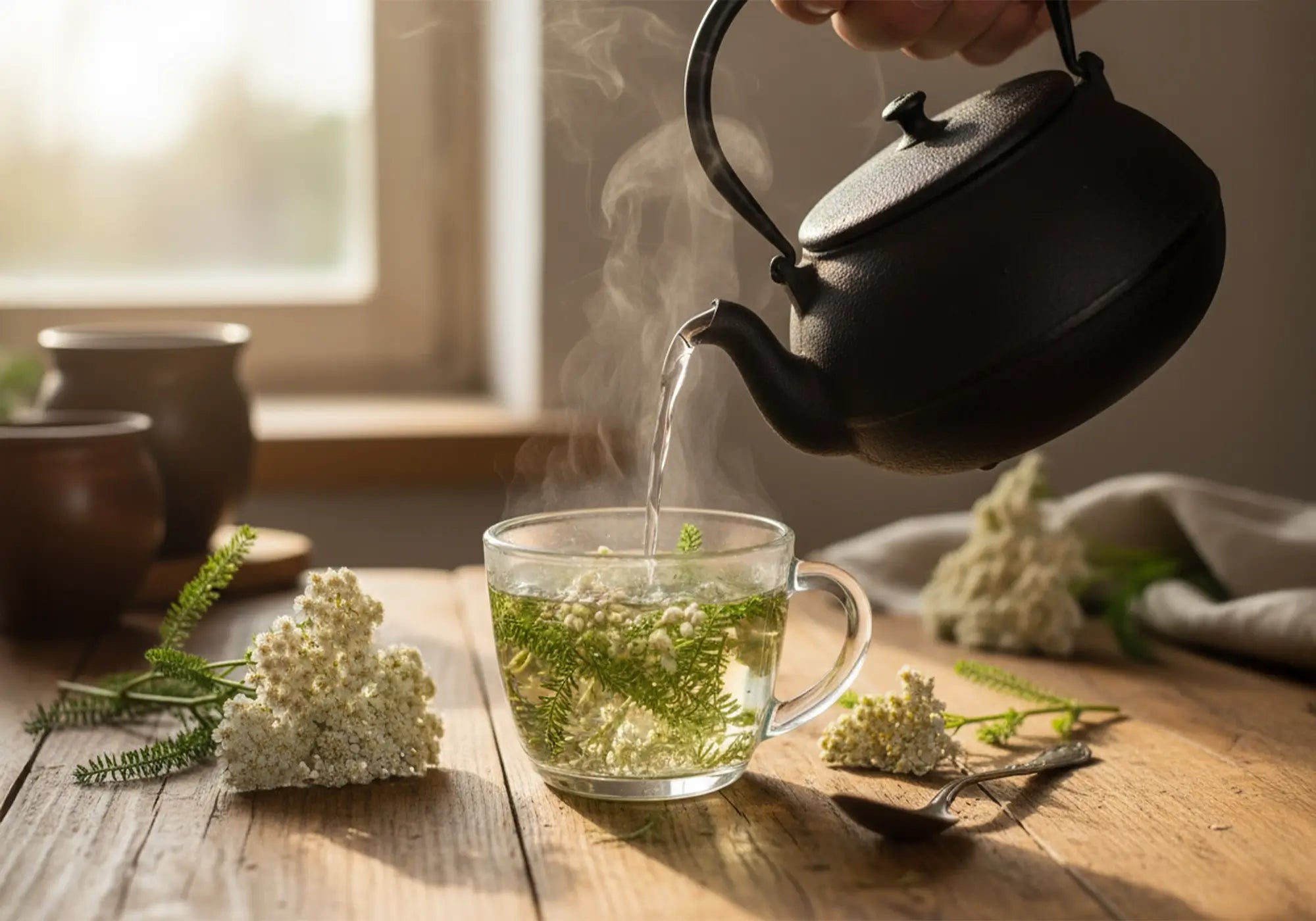 Как се прави чай от бял равнец