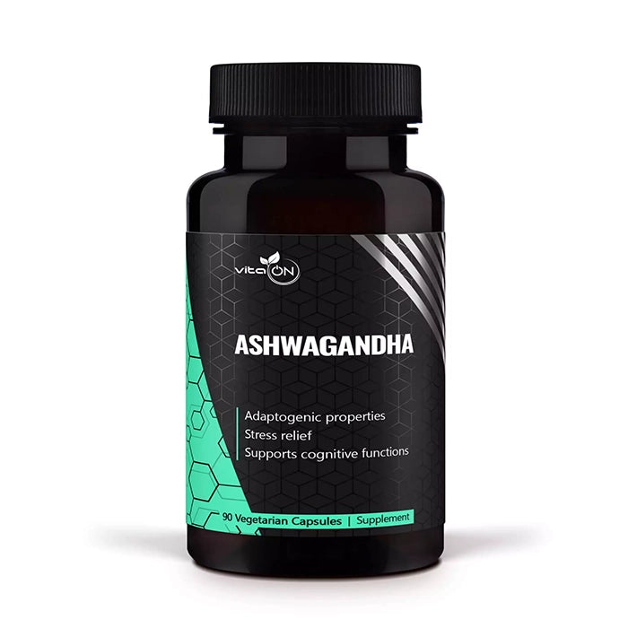 Extrakt z Ashwagandha, známý pro své adaptogenní, energizující a stres zmírňující vlastnosti.