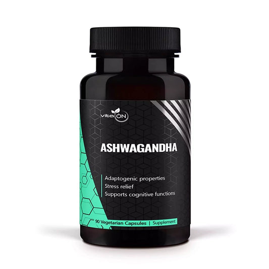 Extrakt z Ashwagandha, známý pro své adaptogenní, energizující a stres zmírňující vlastnosti.