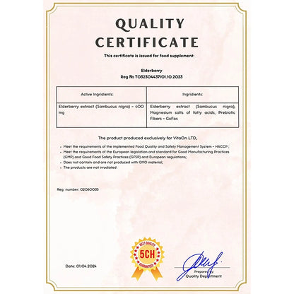 Certifikát kvality bezinka