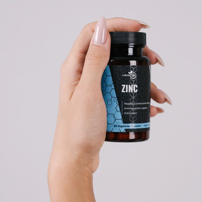 Цинкът на VitaOn е мощен антиоксидант и осигурява силна и постоянна имунна защита на тялото