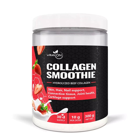 Collagen Smoothie - zdroj hydrolyzovaného kolagenu, zajišťující zdravé pojivové tkáně, zdravé klouby, vlasy a pokožku.